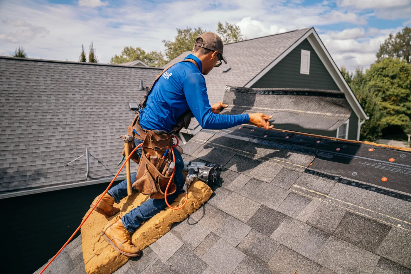 Flashing and seam work in New Ross